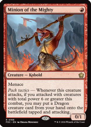 Minion of the Mighty (FDC-166) [Commander: Foundations]