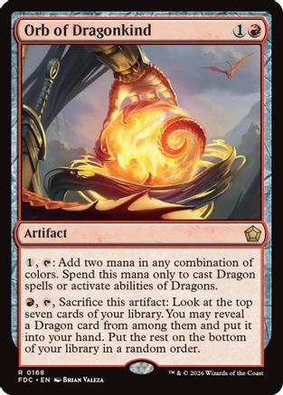 Orb of Dragonkind (FDC-168) [Commander: Foundations]