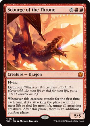 Scourge of the Throne (FDC-173) [Commander: Foundations]