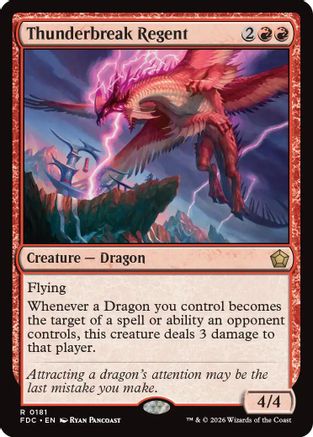 Thunderbreak Regent (FDC-181) [Commander: Foundations]