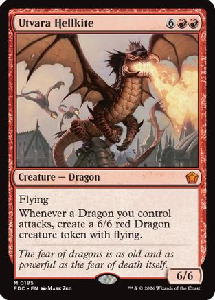 Utvara Hellkite (FDC-185) [Commander: Foundations]