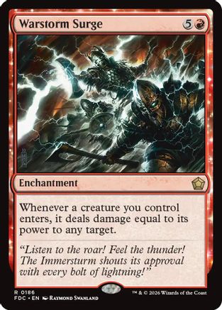 Warstorm Surge (FDC-186) [Commander: Foundations]