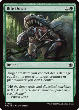 Bite Down (FDC-192) [Commander: Foundations]