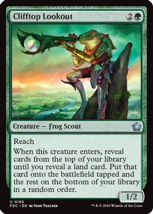 Clifftop Lookout (FDC-195) [Commander: Foundations]