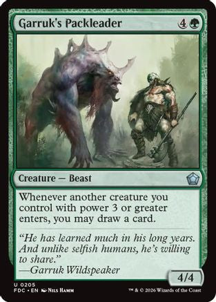 Garruk's Packleader (FDC-205) [Commander: Foundations]