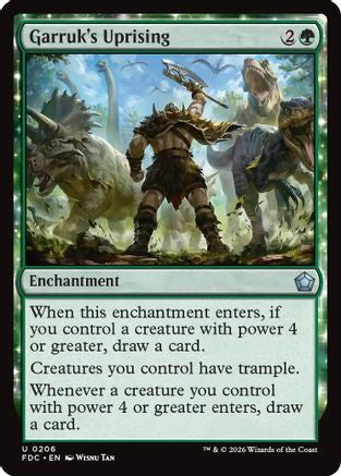 Garruk's Uprising (FDC-206) [Commander: Foundations]
