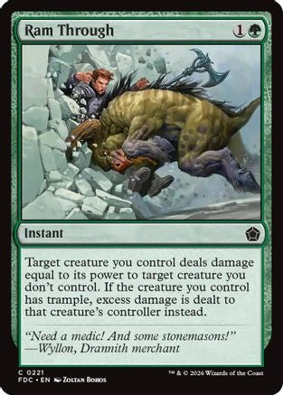 Ram Through (FDC-221) [Commander: Foundations]