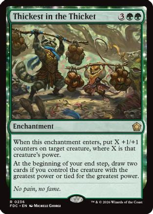 Thickest in the Thicket (FDC-236) [Commander: Foundations]