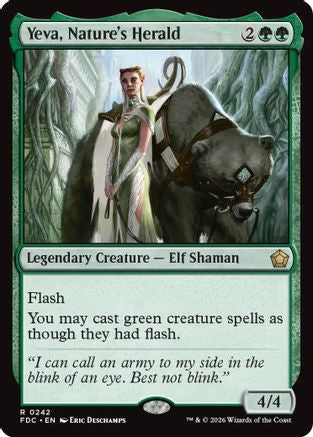 Yeva, Nature's Herald (FDC-242) [Commander: Foundations]