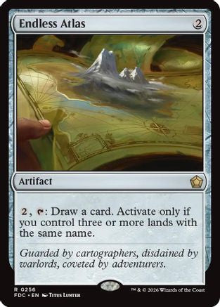 Endless Atlas (FDC-256) [Commander: Foundations]