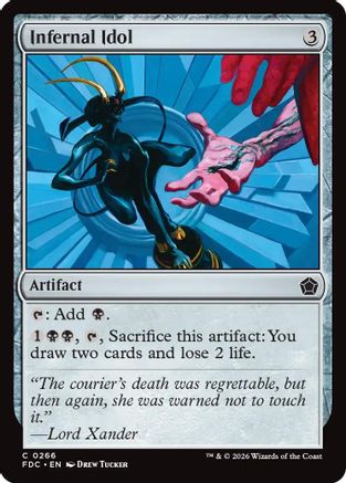 Infernal Idol (FDC-266) [Commander: Foundations]
