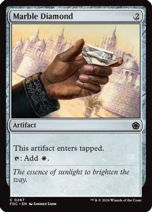 Marble Diamond (FDC-267) [Commander: Foundations]