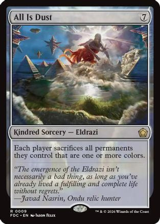All Is Dust (FDC-009) [Commander: Foundations]