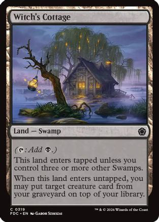 Witch's Cottage (FDC-319) [Commander: Foundations]