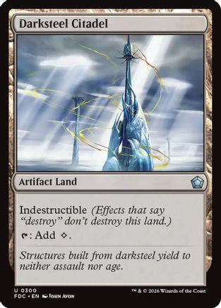 Darksteel Citadel (FDC-300) [Commander: Foundations]