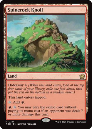 Spinerock Knoll (FDC-314) [Commander: Foundations]