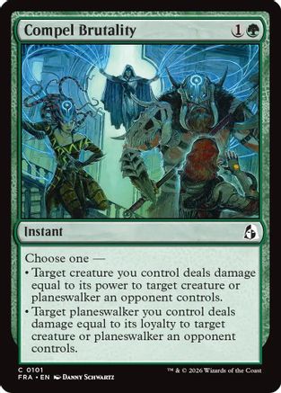 Compel Brutality (FRA-101) [Reality Fracture] Foil