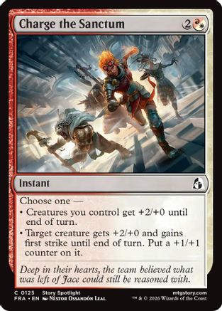 Charge the Sanctum (FRA-125) [Reality Fracture] Foil