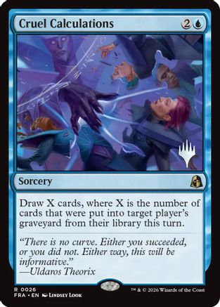 Cruel Calculations (PPFRA-026) [Promo Pack: Reality Fracture] Foil