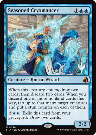 Seasoned Cryomancer (PPFRA-038) [Promo Pack: Reality Fracture]