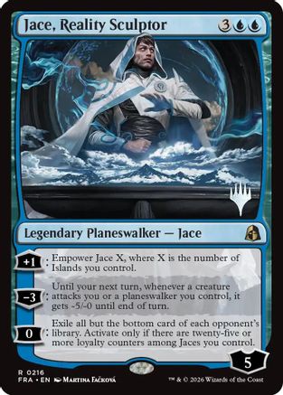 Jace, Reality Sculptor (PPFRA-216) [Promo Pack: Reality Fracture] Foil