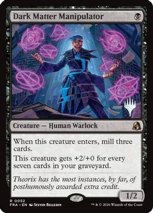 Dark Matter Manipulator (PPFRA-052) [Promo Pack: Reality Fracture] Foil