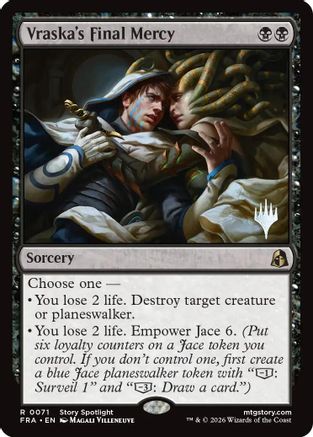 Vraska's Final Mercy (PPFRA-071) [Promo Pack: Reality Fracture] Foil