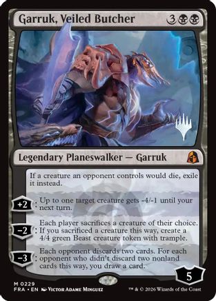 Garruk, Veiled Butcher (PPFRA-229) [Promo Pack: Reality Fracture]