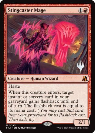 Stingcaster Mage (PPFRA-093) [Promo Pack: Reality Fracture]