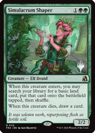 Simulacrum Shaper (PPFRA-113) [Promo Pack: Reality Fracture] Foil