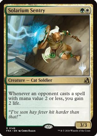 Solarium Sentry (PPFRA-148) [Promo Pack: Reality Fracture] Foil