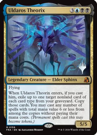 Uldaros Theorix (PPFRA-159) [Promo Pack: Reality Fracture] Foil