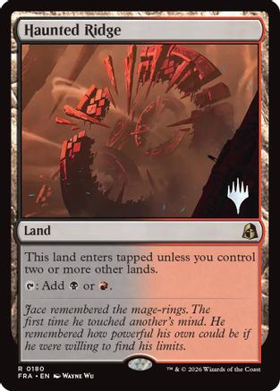 Haunted Ridge (PPFRA-180) [Promo Pack: Reality Fracture] Foil