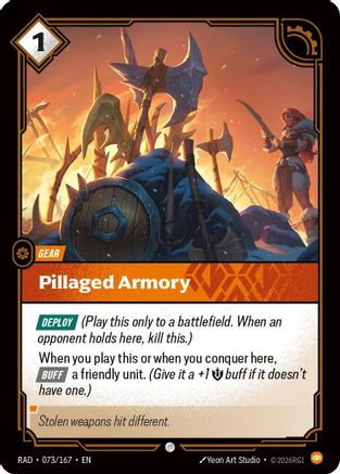 Pillaged Armory (073/167) - Radiance Foil
