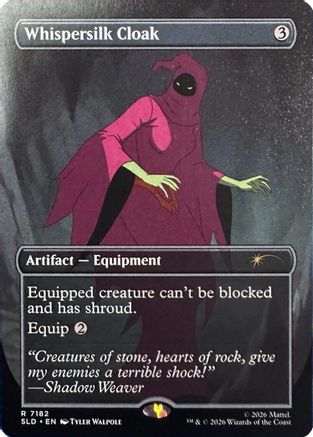 Whispersilk Cloak (SLD-7182) [Secret Lair Drop Series]