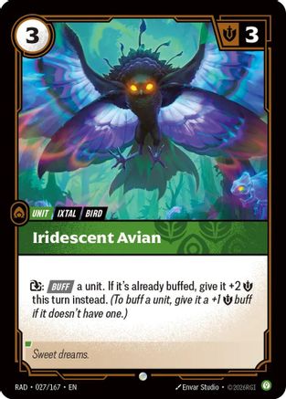 Iridescent Avian (027/167) - Radiance Foil