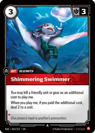 Shimmering Swimmer (014/167) - Radiance Foil