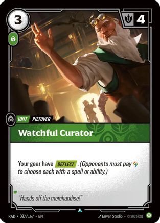 Watchful Curator (037/167) - Radiance Foil