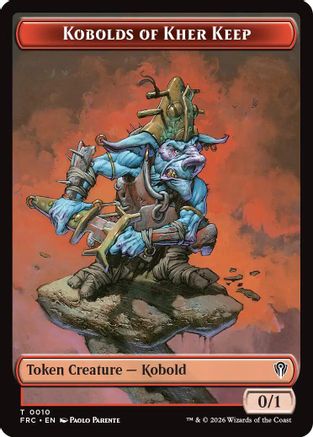 Kobolds of Kher Keep // Map Double-Sided Token (FRC-10 // 14) [Commander: Reality Fracture] Foil