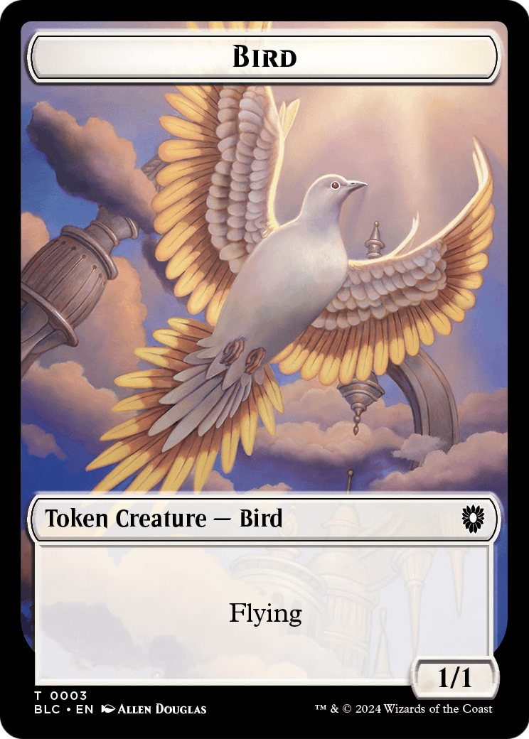 Bird (TBLC-003) [Bloomburrow Commander Tokens]