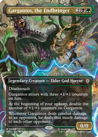 Gargantos, the Endbringer (Borderless) (MDC-399) [Commander: Marvel: Darkhold Destiny] Foil