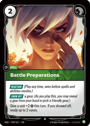Battle Preparations (032/167) - Radiance Foil