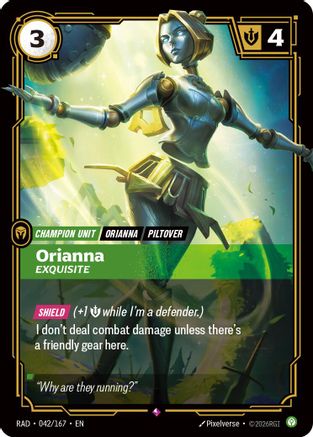 Orianna, Exquisite (042/167) - Radiance Foil