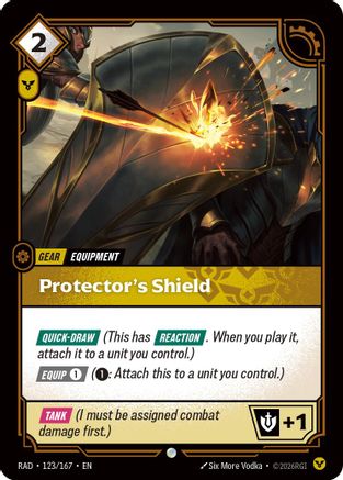 Protector's Shield (123/167) - Radiance Foil