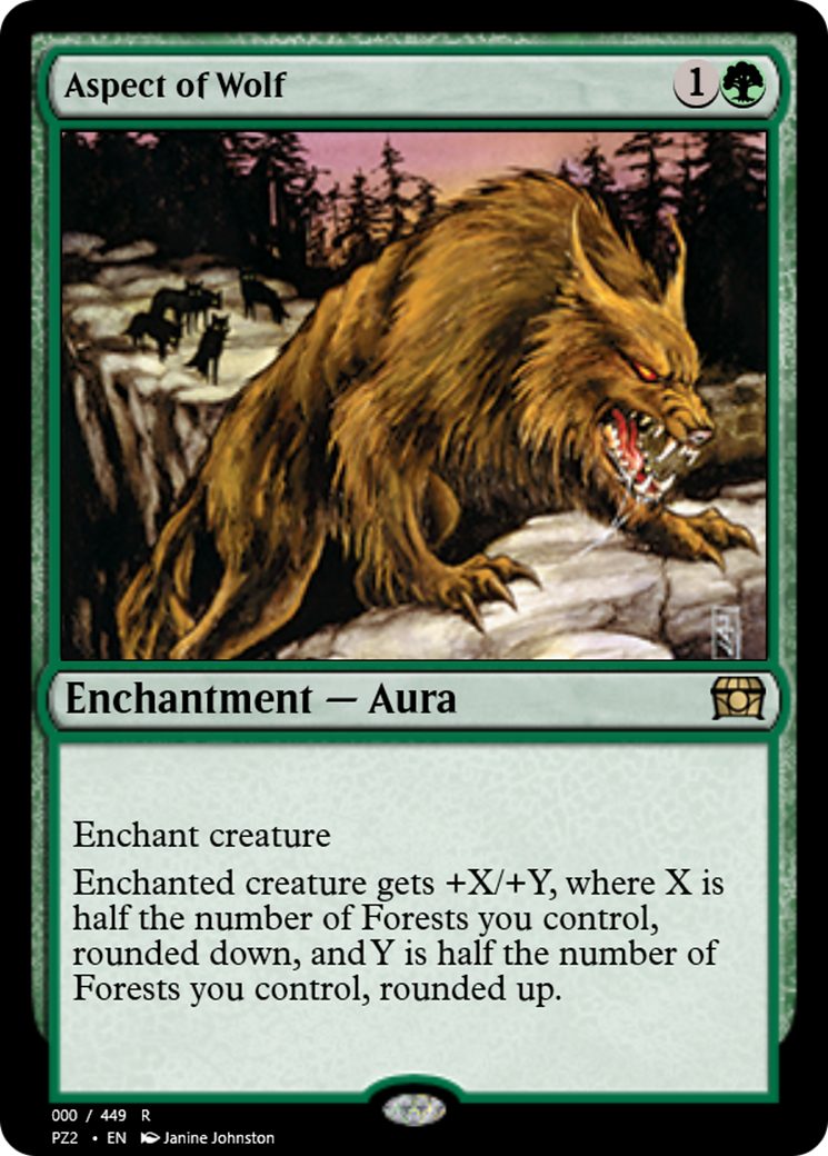 Aspect of Wolf (PZ2-65819) [Treasure Chest] Foil