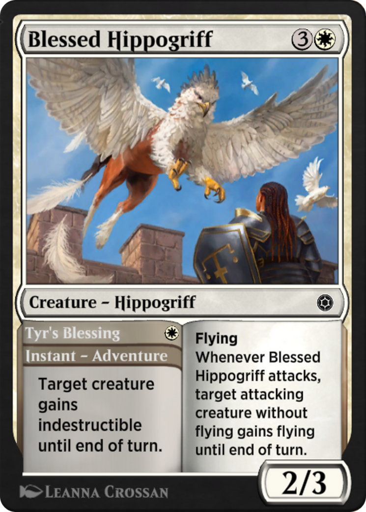 Blessed Hippogriff // Tyr's Blessing (HBG-085) [Alchemy Horizons: Baldur's Gate]