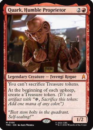 Quark, Humble Proprietor (TRK-166) [Star Trek] Foil