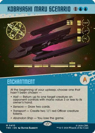 Kobayashi Maru Scenario (Showcase) (TRK-410) [Star Trek] Foil