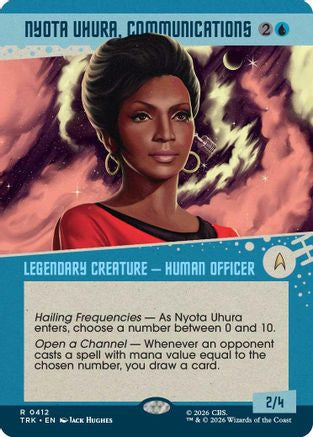 Nyota Uhura, Communications (Showcase) (TRK-412) [Star Trek] Foil