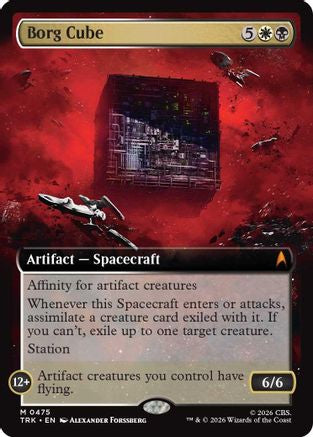 Borg Cube (Extended Art) (TRK-475) [Star Trek] Foil